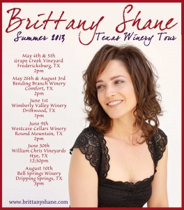 Brittany Shane Summer Winery Tour!